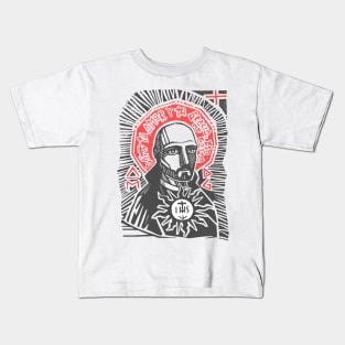 Saint Ignatius of Loyola hand drawn illustration Kids T-Shirt